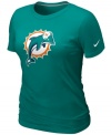 Team player. Show support for your favorite football team in this Miami Dolphins NFL t-shirt from Nike.