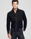 Shades of Grey By Micah Cohen Clasp Front Flight Jacket