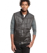 The perfect topper when the weather's just right, this vest from LRG