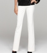 Winter white is a fashion-forward choice! Style&co.'s bootcut jeans are as affordable as they are cute!