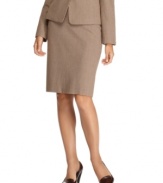 Perfect for the office, you'll always look polished and professional in this pencil skirt from Rafaella.