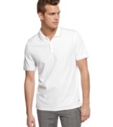 Always a classic. Dressed up or down this Calvin Klein polo shirt is perfect summer style.