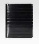 A singular companion to your iPad 2, beautifully crafted in pleated, mirrored leather equipped to securely hold your device. Debossed logo detailMirrored leather8W X 10HMade in Italy