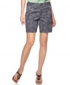 A rose print becomes something altogether cooler when it's on Style&co.'s chic utility shorts!