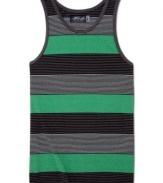 Mercury's rising? Keep your cool intact with this sweet striped tank from Retrofit.