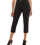 The combination of slimming ponte knit and a chic capri length make Style&co.'s cropped pants a must-have for spring!