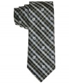 Plaid paired with the iconic Penguin graphic give this silk tie its stylish and playful personality.