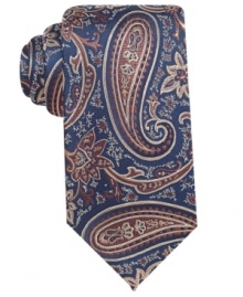 With a sharp solid dress shirt, this paisley Countess Mara tie becomes 1/2 of the the perfect power pair.