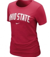 Keep your team pride on display with this NCAA Ohio State Buckeyes t-shirt from Nike.