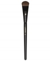 This full, natural-bristled brush is the ideal partner to all eye shadows. It quickly and evenly applies shadow to the lid for a smooth, flawless look. How to use: Dip one side of the brush into eye shadow. Tap off excess. Sweep across the eyelid. Use flat side for all-over shadow application or tip of brush for more blending.Backstage Beauty Tip: Use with a pressing motion when you want to apply heavy color all over the lid.Flat bristle finish allows for all-over shadow application.