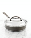 Cook with the confidence of a professional chef. A triple-layer construction of aluminum and two layers of stainless steel facilitates remarkably fast and even heat-up that braises, stews, de-glazes and more. Deep sides offer extra room to make family favorites that burst with rich flavors locked in by the polished stainless steel lid. Lifetime warranty.