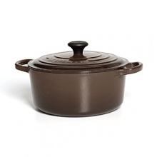 Plan for a large dinner party with this beautifully constructed enameled cast iron French oven that moves right from the stovetop to the tabletop for a gorgeous serving display. Plus, leftovers can go directly into the fridge without the need for another container. The unbeatable heat distribution and retention allows the natural flavors of food to surface for consistently delicious results.