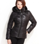 Calvin Klein presents a performance puffer that's perfect for outdoor winter sports, but works for city streets too!