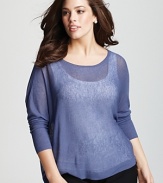 Eileen Fisher Plus Size Dolman Boxy Top