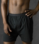 Boxer short with minimal detailing and a loose fit for ultimate comfort.