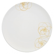 Add a contemporary flair to any table with pieces from Villeroy & Boch Bloom Sun dinnerware collection. Interesting organic shapes designed to compliment the Flow collection. Bloom Sun features a stylized floral motif set against a white background.