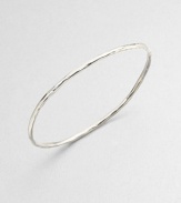 A simply chic style in hammered sterling silver, perfect for stacking. Sterling silverDiameter, about 2.5Slip-on styleImported 