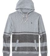 Whether your running to the gym or running around town, this pullover hoodie from Hurley is both sporty and stylish.