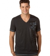 Put casual style into overdrive with this graphic t-shirt from Calvin Klein Jeans.