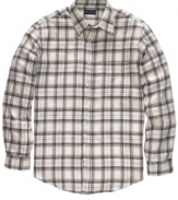 Just add jeans. This favorite flannel from John Ashford features a classic rustic plaid pattern. (Clearance)