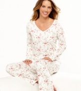 Charter Club's top and pajama pants set is the perfect gift for that special someone.