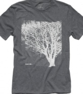 Plant the seed of great style with this graphic tree t-shirt from Kenneth Cole New York.