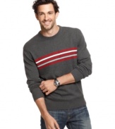 Over a collared shirt or simply on its own, this sweater from John Ashford is a warm, stylish addition to your closet.