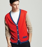 MARC BY MARC JACOBS Lightweight Colorblock Cardigan