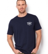 Set sail and cruise through your day in this soft t-shirt by Nautica.