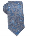 Go from basic to bold instantly with the addition of this paisley silk tie from Alfani.