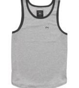 With cool, contrast trim, this tank from LRG will be your instant go-to for when the mercury starts rising.