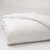 Hudson Park's Italian Percale Collection is a simple and elegant cotton percale with double rows of satin stitching.