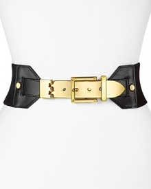 Buckle up. Impossibly effortless with signature details, this Tory Burch belt lends a distinctive touch to your waistline.