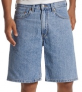 When it comes to your warm weather wardrobe, nothing tops these classic denim shorts from Levi's.