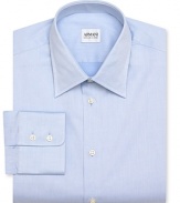 Armani Collezioni Light Blue Dress Shirt - Slim Fit, Point Collar