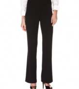 In a classic straight leg, these Rafaella pants are a wear-with-all work wardrobe staple!