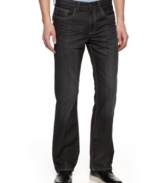 Walk a straight line with these Kenneth Cole reaction jeans.