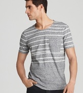 HUGO Dug Melange Striped Tee