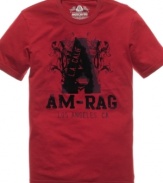 West coast is the best coast. Show off your Cali cool with this t-shirt from American Rag.