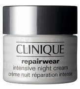 Repairwear Intensive Night Cream. Works all night to help block and mend the look of lines and wrinkles. Rebuilds stores of firming natural collagen. Fuels 24-hour antioxidant replenishment that arms skin for tomorrow. 1.7 oz. 