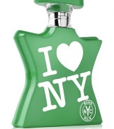 I Love New York for Earth Day is an easy-to-wear, easy-to-love fragrance. When it comes to being green, New York State is way ahead of the game. Bond No. 9 knew, and to celebrate the state's environmental smarts, they've designed this fresh, green, metro-sophisticated eau de parfum.  Top notes: tangerine, lush orchid, and orange flower water. middle notes: tuberose, muguet, orris bottom notes: musk, amber, oakmoss, sandlewood 