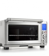 Counter intelligence. The Breville Smart toaster oven utilizes Element IQ(tm) technology to put power where it's needed most. For each of the 9 preset programs, this compact oven delivers just the right power at just the right time, even remembering any adjustments you make along the way. One-year warranty. Model BOV800XL.