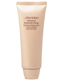 Shiseido Hand Nourishing Cream. A richly emollient revitalizing cream that moisturizes hands while encouraging a softer, smoother texture. Softens the hardened outer layer of skin to improve roughness. Absorbs quickly, leaving the skin feeling non-greasy and dewy-fresh.