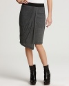 rag & bone/JEAN Skirt - Eugenia Wrap-Effect