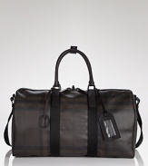 Take this Burberry weekender on upstate jaunts for classic-meets-cool jetsetter appeal.