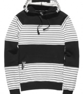 Get your lines just right with this casual-cool hoodie from LRG.