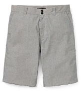 John Varvatos Star USA Frayed Hem Shorts