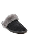 You'll never want to take off these cozy suede slippers with a genuine shearling cuff and lining from UGG® Australia.