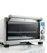 Counter intelligence. The Breville Smart toaster oven utilizes Element IQ(tm) technology to put power where it's needed most. For each of the 8 preset programs, this compact oven delivers just the right power at just the right time, even remembering any adjustments you make along the way. One-year warranty. Model BOV650XL.