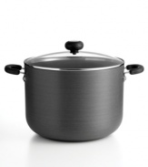 A fully-stocked kitchen starts with a durable and versatile stockpot, where brilliant stews, sauces, pastas and more come to life full of flavor and taste. Constructed of non-reactive stainless steel and an aluminum bottom that incorporate a masterful 3-layer Autograph® nonstick finish to heat up fast and let go of food even faster.Lifetime warranty.